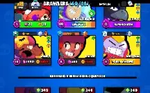 Conta de brawl com muitas e muitas skins