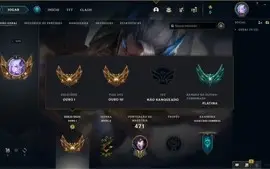 CONTA LOL 444 SKINS (S11 PLAT 1) 2950R$ GASTOS