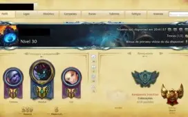 Conta Borda Diamante Atualmente Unraked 60 Campeões e 12skin