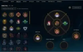 CONTA LOL ATUAL PLAT 5 BORDA DE DIAMANTE +100 SKINS