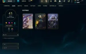 Esmeralda 4 com 65 Champs e 43 Skins + 75 Espolios
