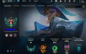 Conta LEAGUE OF LEGENDS - PLATINA 4