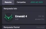 Conta lol LAS