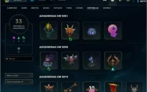 CONTA LOL MESTRE 185 SKINS