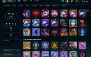 CONTA LOL MESTRE 185 SKINS