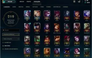 Conta Legue Of Legends - Level 105 Rank Prata 3