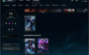 Conta Legue Of Legends - Level 105 Rank Prata 3