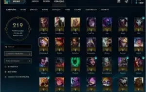 Conta Legue Of Legends - Level 105 Rank Prata 3