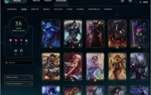 Conta Legue Of Legends - Level 105 Rank Prata 3