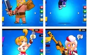 Conta c/todos brawl's nivel max com muitas skins exclusivas