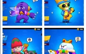 Conta c/todos brawl's nivel max com muitas skins exclusivas