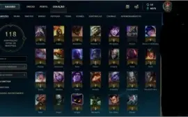 Conta LVL  41 Prata IV com 15 skins
