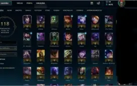 Conta LVL  41 Prata IV com 15 skins