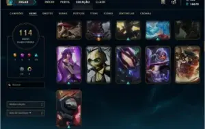 Conta S3 de LOL, level 128, mais de 100 skins (3 ultimates)