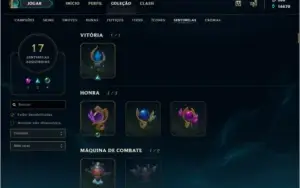 Conta S3 de LOL, level 128, mais de 100 skins (3 ultimates)