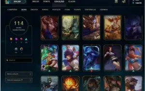 Conta S3 de LOL, level 128, mais de 100 skins (3 ultimates)