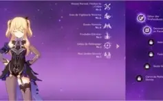 AR 40 Diluc e Klee + Catalisador 5 estrelas, Stamina full