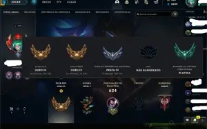 conta league of legends lvl 403,muito rp guardado