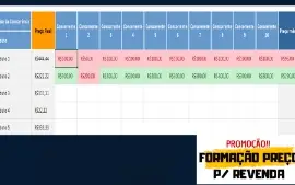 Planilha Formação de Preço para Revenda