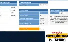 Planilha Formação de Preço para Revenda