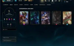 Esmeralda 2 com 30 Champs e 5 Skins
