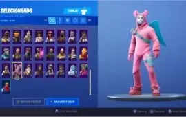 conta com skin galaxy mais 95 skins mais salve o mundo
