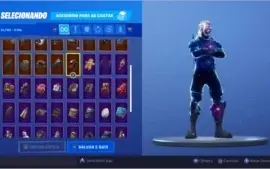 conta com skin galaxy mais 95 skins mais salve o mundo