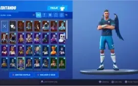 conta com skin galaxy mais 95 skins mais salve o mundo