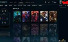 Conta de LOL / Todos Campeões / 117 Skins