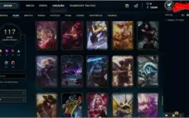 Conta de LOL / Todos Campeões / 117 Skins