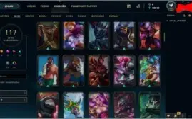 Conta de LOL / Todos Campeões / 117 Skins