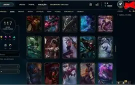 Conta de LOL / Todos Campeões / 117 Skins