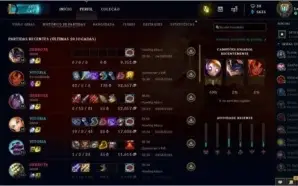 Conta LOL league of legends parada a 2 anos.