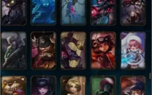 Conta League of Legends Full Champions 187 Skins