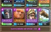 CONTA CLASH ROYALE - LVL 11 - 4000 TROFÉUS - CARDS LVL 12/13
