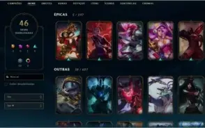 CONTA LEAGUE OF LEGENDS SEM ELO