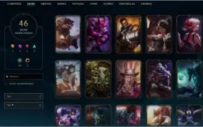 CONTA LEAGUE OF LEGENDS SEM ELO