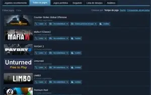Steam Level 10, 20 jogos, Moeda Fogo Selvagem e 5 anos