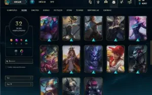 Esmeralda 3 com 85 Champs e 32 Skins