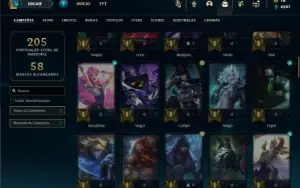 Esmeralda 3 com 85 Champs e 32 Skins