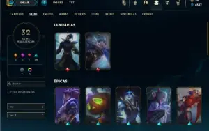 Esmeralda 3 com 85 Champs e 32 Skins
