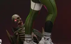 Sonya Blade Merge Mortal Kombat 3D Stl