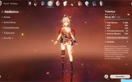 CONTA COMPLETA!!! Com Qiqi, Diluc, Albedo, Keqing, Yoimiya,