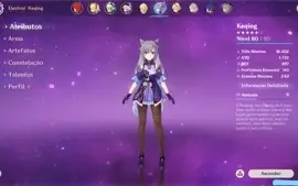 CONTA COMPLETA!!! Com Qiqi, Diluc, Albedo, Keqing, Yoimiya,