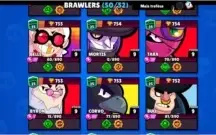 CONTA BRAWL STARS 37K TROFÉUS 50/52 BRAWLERS