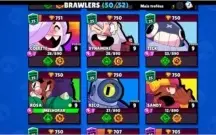 CONTA BRAWL STARS 37K TROFÉUS 50/52 BRAWLERS