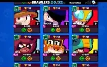 CONTA BRAWL STARS 37K TROFÉUS 50/52 BRAWLERS