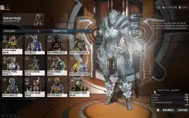 Conta Warframe maestria 17 End Game + skins + platinas