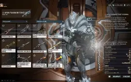 Conta Warframe maestria 17 End Game + skins + platinas