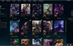 Conta LoL Platina 1 - 88% winrate - 38 Champ - 6 skins